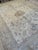 Tan Vintage Oushak Carpet, Oriental Rug, Handmade, Ivory, Gray, Saffron, Yellow For Sale - Image 8 of 18
