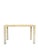 Henredon Vintage Henredon Faux Goatskin Console Table Decorative Modern Design For Sale - Image 4 of 7