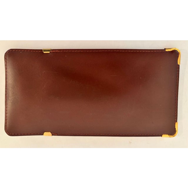Cartier Burgundy Leather Eyewear Case Made in France 1980s For Sale - Image 9 of 14