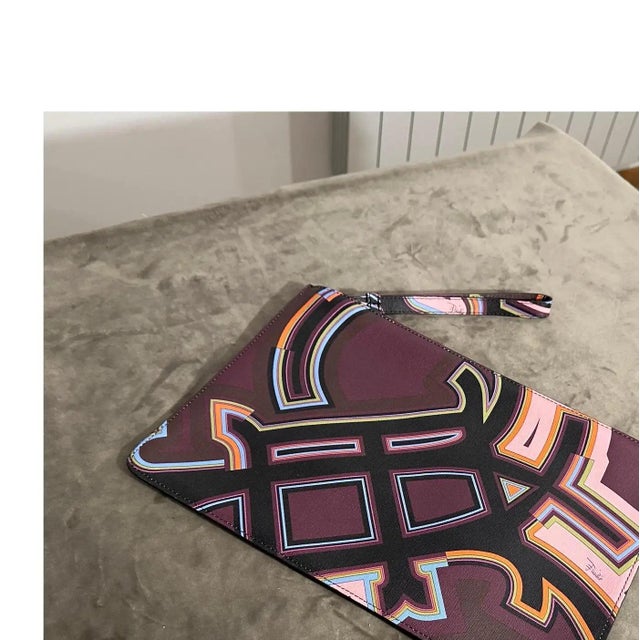 Emilio Pucci 21st Century Multicolored Geometric Pochette by Emilio Pucci For Sale - Image 4 of 11