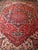 Vintage Oversized Persian Heriz Serapi, Hand-Knotted, Geometric Medallion Pattern, Red & Blue, 11x15 For Sale - Image 4 of 11