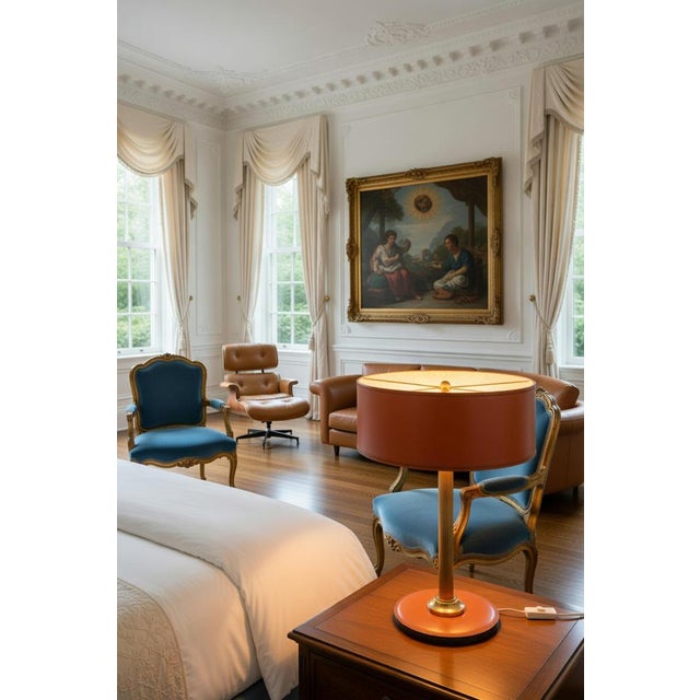 This high-quality leather lamp is a stunning statement piece, perfect for collectors, home décor enthusiasts, and lovers...