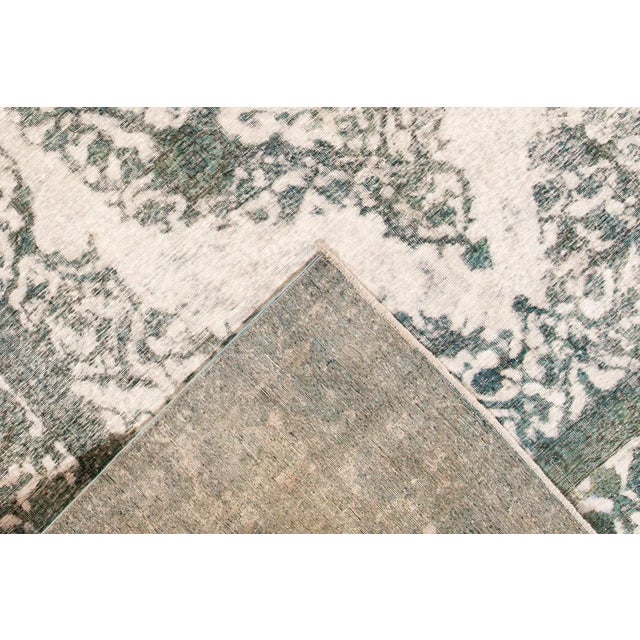 Traditional Mid 20th Century Vintage Overdye Rug For Sale - Image 3 of 5