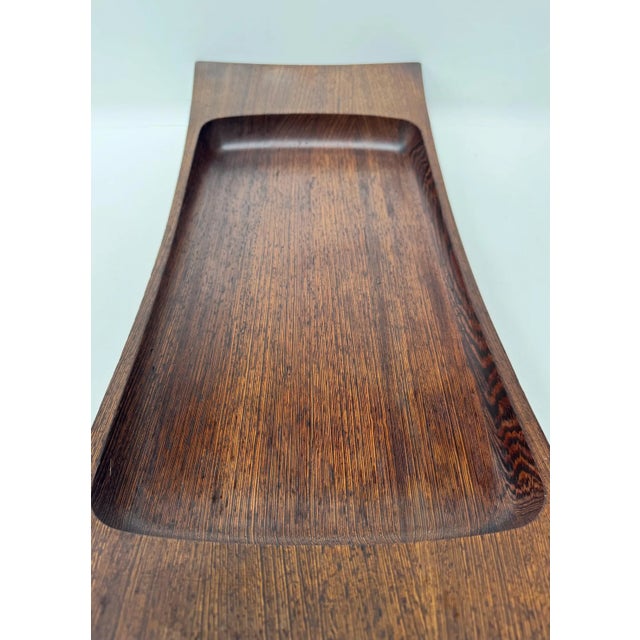 Wood Mid-Century Dansk Wenge Wood Serving Tray by Jens Quistgaard For Sale - Image 7 of 13
