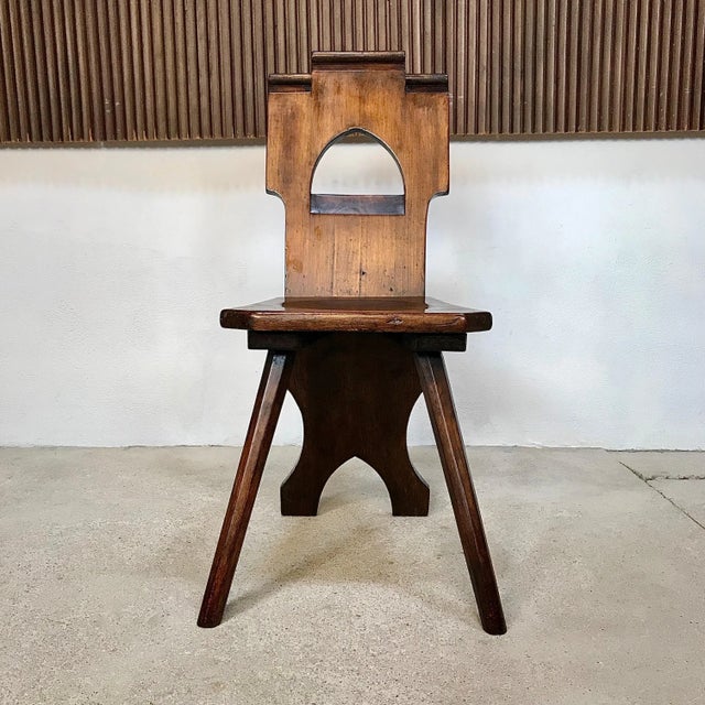 Vintage German Rustic Alpine Chair For Sale - Image 6 of 18