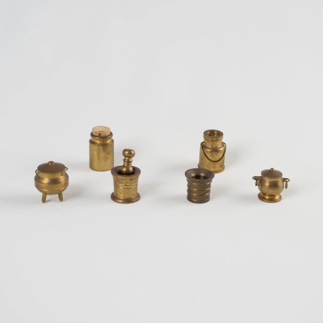 Metal Vintage Brass Temptations Miniature Collection For Sale - Image 7 of 12