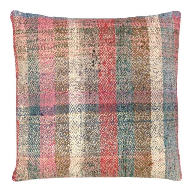 1960s Turkish Hemp Pillow - 20" X 20" For Sale