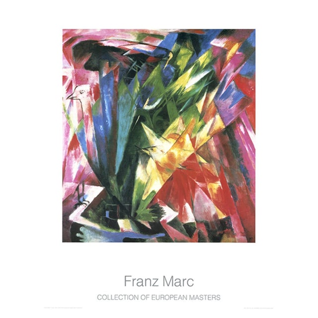 After Franz Marc, Birds, Print For Sale