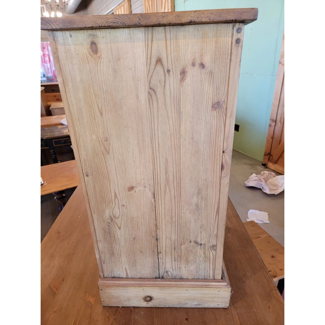 2020s Antique Pine Small Cupboard From England For Sale - Image 5 of 10