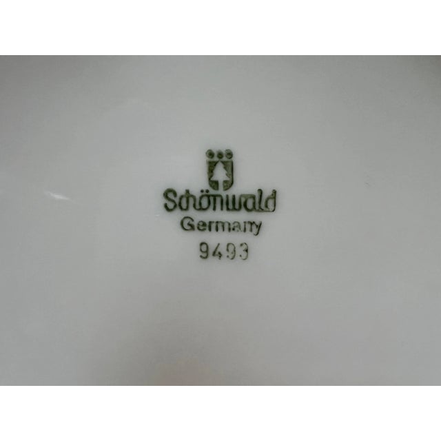 1960s 1960s Baravia, Germany Schonwald Porcelain Ashtray/Catchall With Center Heart Design For Sale - Image 5 of 9