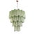 Green Murano Glass Waterfall Chandelier from Justfurnituress SRL For Sale - Image 9 of 18