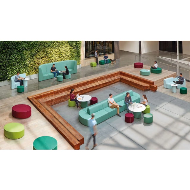 Joe Gebbia X Bernhardt "Neighborhood" White Corian Pedestal Side Table For Sale - Image 10 of 11