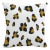 20" Decorative Pillow in Ochre Brush Cheetah For Sale
