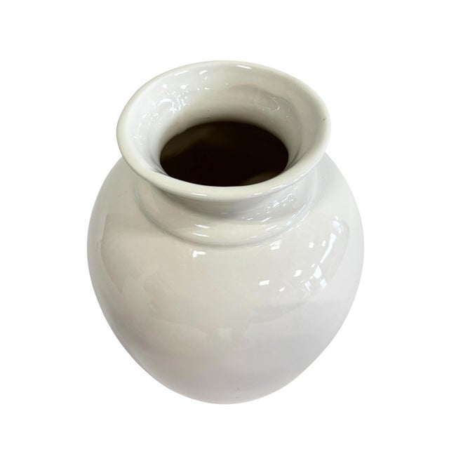 White vase frome the Roger Thomas Collection for Global Views.