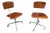 Set of 2/Danish Kevi Swivel Chairs For Sale