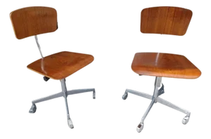 Set of 2/Danish Kevi Swivel Chairs