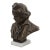 Vintage Ludwig Van Beethoven Bronze Bust Statue Marble Base Sculpture Classic For Sale