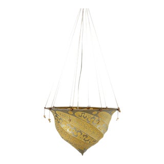 21st Century Fortuny Samarkanda Serpentine Silk Hanging Lamp / Pendant For Sale