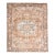 1970s Vintage Persian Handmade Wool Cotton Light Brown Area Rug For Sale