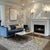 Traditional 10x14 Unique Comfortable Blue Traditional Floral Hand Knotted Wool Carpet Rug For Sale - Image 3 of 6