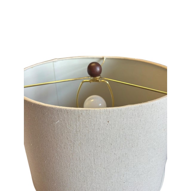 Textile Mid 20th Century Jug W/Loop Lamps, a Pair For Sale - Image 7 of 7