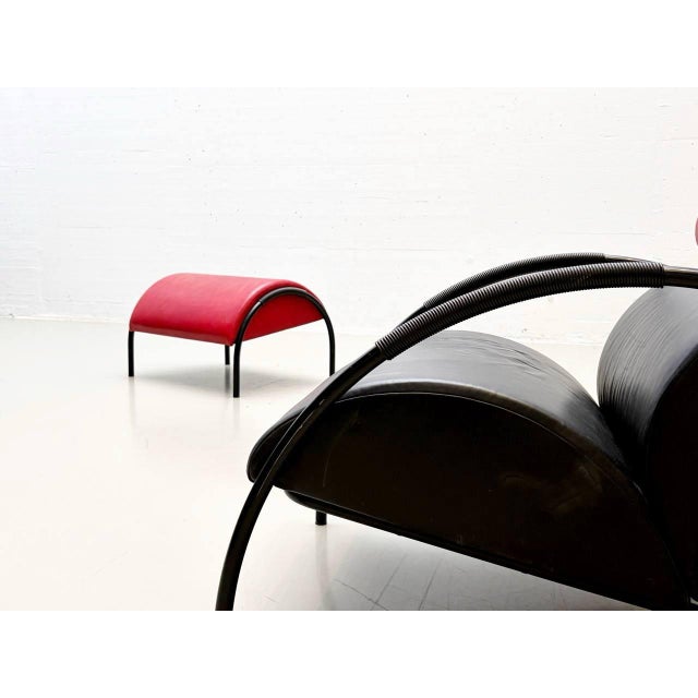 Set of Zyklus Lounge Chair and Ottoman by Peter Maly for Cor, 1980s For Sale - Image 9 of 16
