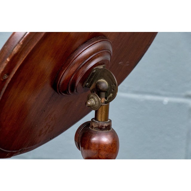 19th-Century Victorian Mahogany Mirrored Shaving Stand For Sale - Image 4 of 10
