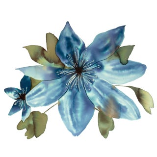 "Anemone No. 7" Contemporary Original Botanical Flower Watercolor Painting by Elizabeth Becker For Sale