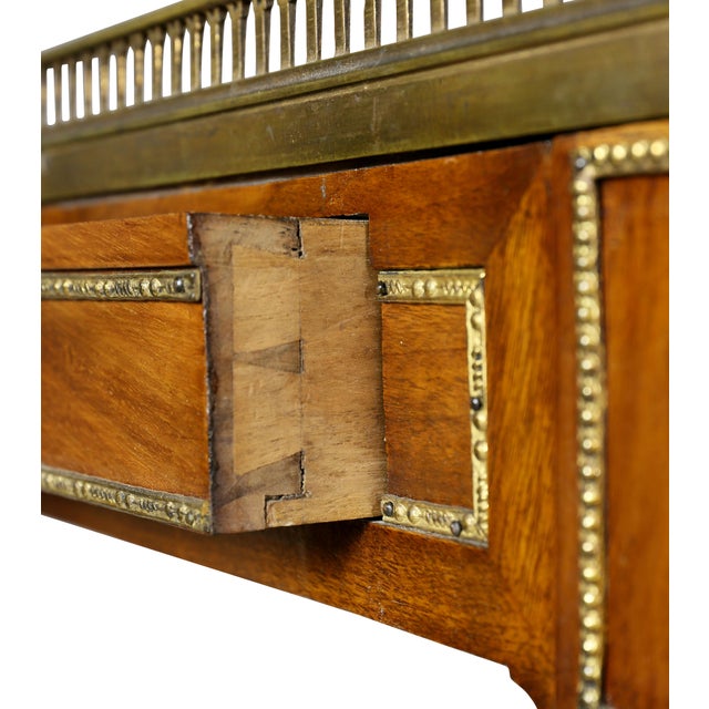 Louis XVI Walnut Architects Table a La Tronchin For Sale - Image 11 of 13