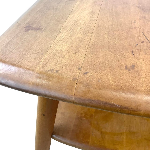 Small Wakefield-Style Mid-Century Wood Coffee Table, 1950s For Sale - Image 16 of 18