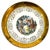 Mid 20th Century 22 Carat Crest-O-Gold Dinner Plates by Sabin - Set of 8 For Sale - Image 11 of 13
