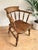 Antique Victorian Smokers Bow Armchair in Beech & Elm, 1880s For Sale - Image 5 of 18