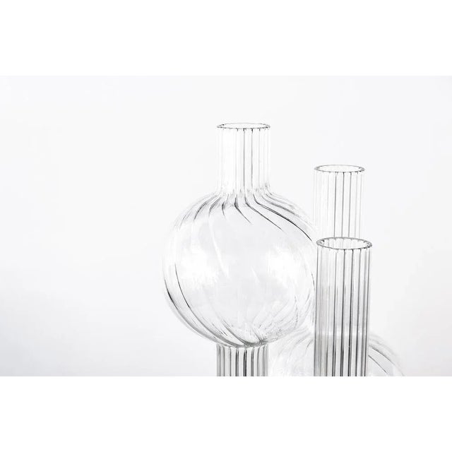 Not Yet Made - Made To Order Large Dervish Vase in Blown Borosilicate Glass by Kanz Architetti for Hands On Design For Sale - Image 5 of 7