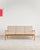 Ole Wanscher Mid-Century Danish Three-Seater Sofa in Oak with Bouclé Cover by Ole Wanscher for France & Son, 1950s For Sale - Image 4 of 18