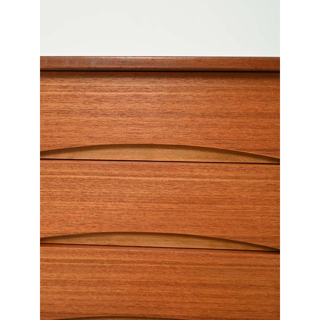 Brown Scandinavian Entrance Sideboard, 1950s For Sale - Image 8 of 11