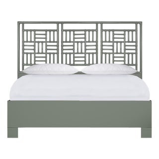 Finn Platform Bed King - Evergreen For Sale
