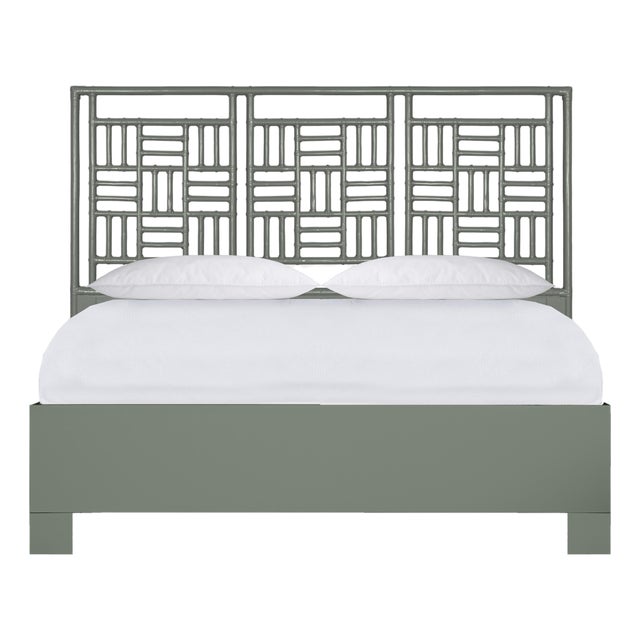 Finn Platform Bed King - Evergreen For Sale