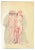 Mino Maccari, Nudes Women, Mixed Media, 1925 For Sale