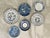 Mid 20th Century Blue and White Plate Collection- Set of Six For Sale - Image 4 of 11