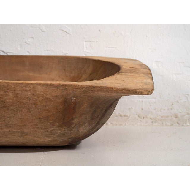 Antique Primitive Wooden Bowl For Sale - Image 4 of 7