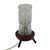 Mid Century Modern Table Lamp with Teak Base and Glass Shade, 1950s For Sale - Image 6 of 8