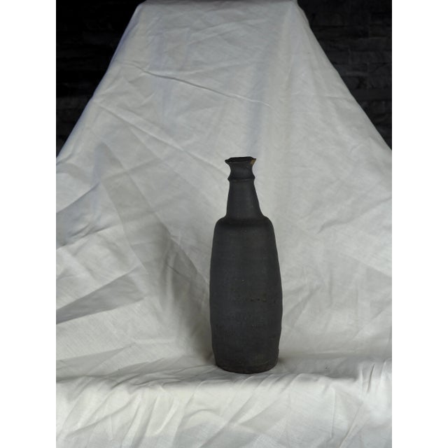 Mid 19th Century 19th French Ger Norman Stoneware Bottle Blue Type 2 For Sale - Image 5 of 13