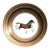 Chinese Ceramic Plate,Famille Rose Porcelain Plate Hand Painted Horse Pattern For Sale