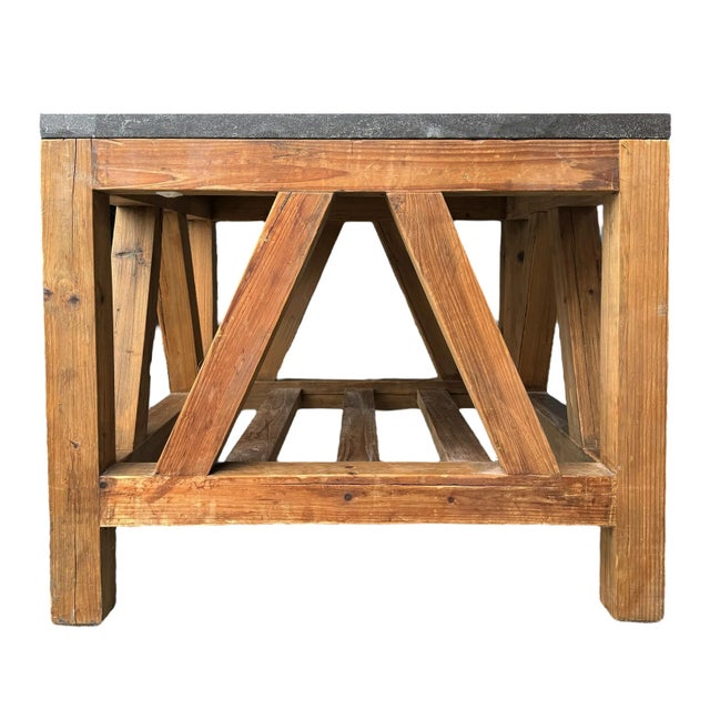 Modernist Cocktail Table With Marble Top For Sale - Image 9 of 11