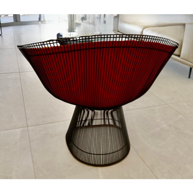 1970s Warren Platner for Knoll - 2 Un-Upholstered Lounge Chairs Plus Matching Coffee Table For Sale - Image 13 of 14