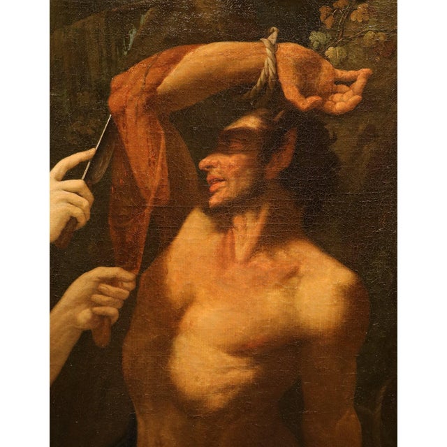 Circle of Pompeo Girolamo Batoni, Apollo and Marsyas, 1770, Oil on Canvas For Sale - Image 4 of 16