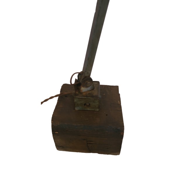 Vintage Industrial Shop Desk Lamp For Sale - Image 4 of 4