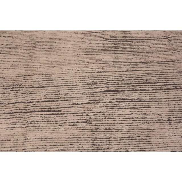 Large Abstract Minimalist Modern Area Rug For Sale - Image 4 of 6