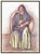 Message us to inquire about custom framing options! (Included for free with every purchase) The artwork here, "Seated...