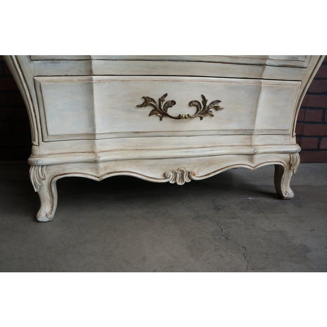 Wood Karges Painted Ccountry French Nightstands For Sale - Image 7 of 11